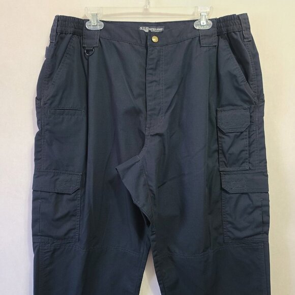 5.11 Tactical Cargo Pants Men's Size 40x34 Black Straight Leg Hunting - Picture 5 of 13